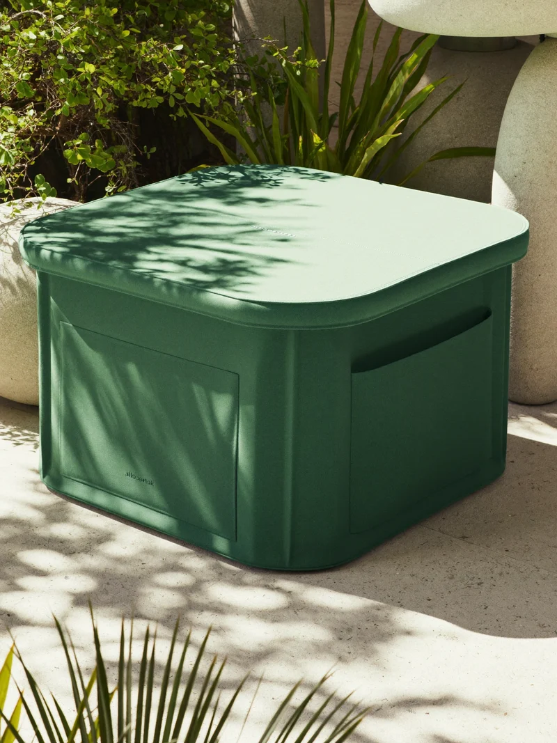 Konzeptstudie eines faltbaren Picknick-Accessoires in Rastsituation